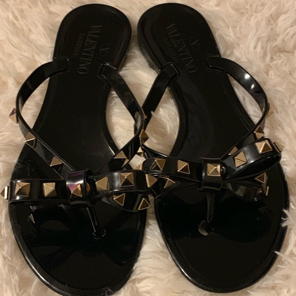 Valentino Shoes - Valentino Rockstud Jelly Thong Sandals Size 36!
